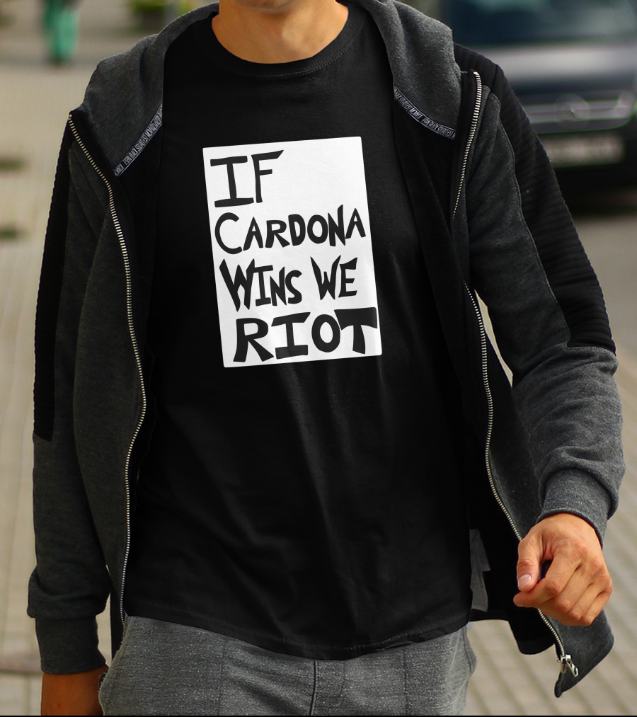 IF Cardona Wins We Riot Matt Cardona Pro Wrestling Fans T-Shirt