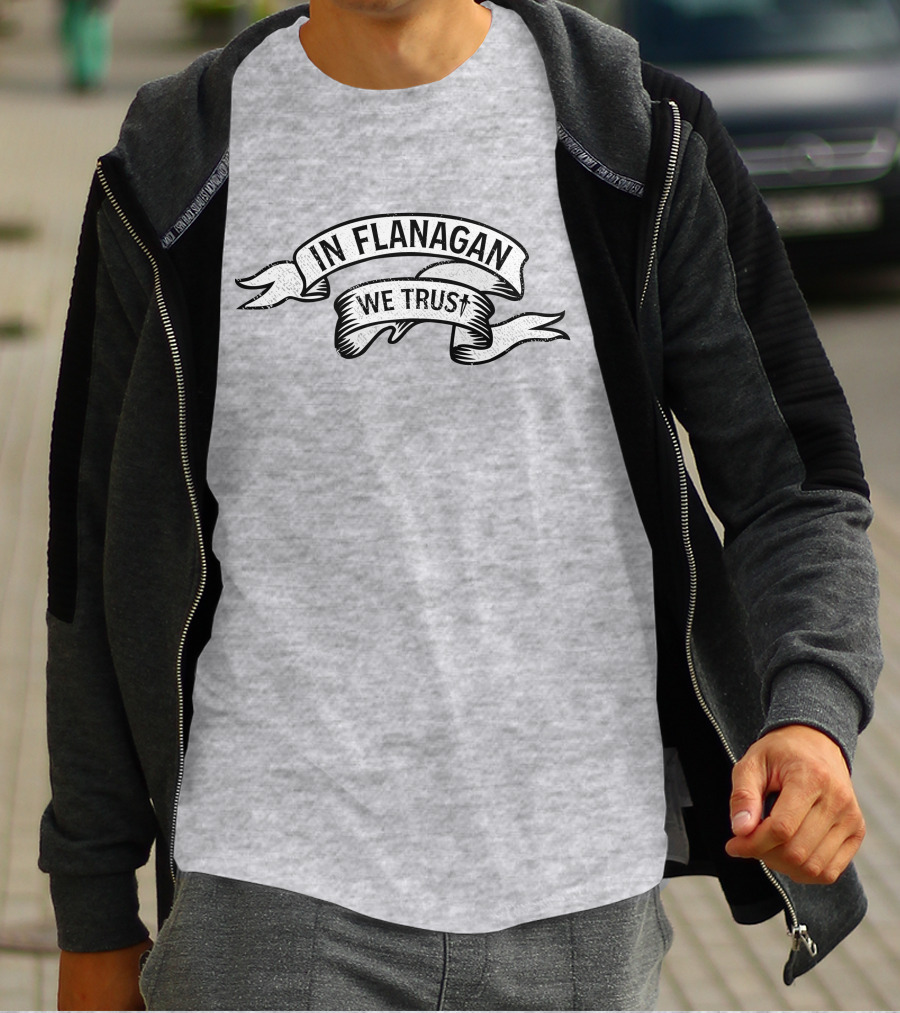 Rahul Kohli In Flanagan We Trust Banner T-Shirt