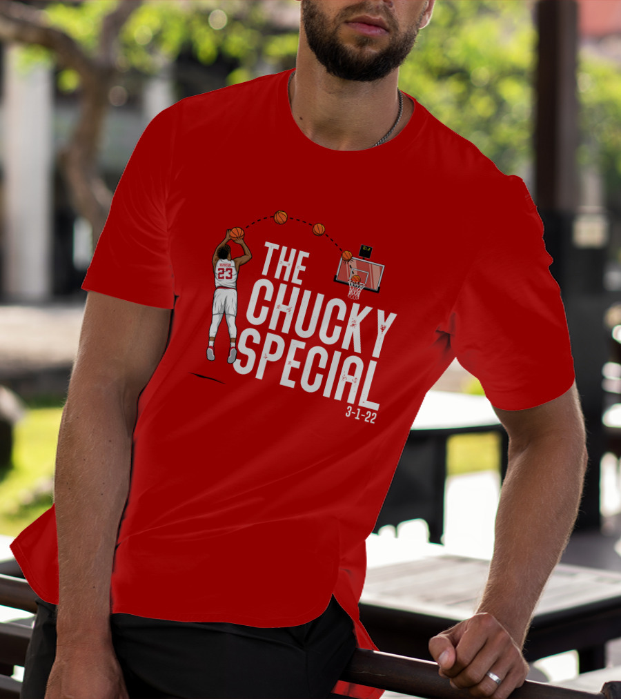 Chucky Hepburn The Chucky Special Basketball Shot 3-1-22 The Players Trunk Merch T-Shirt
