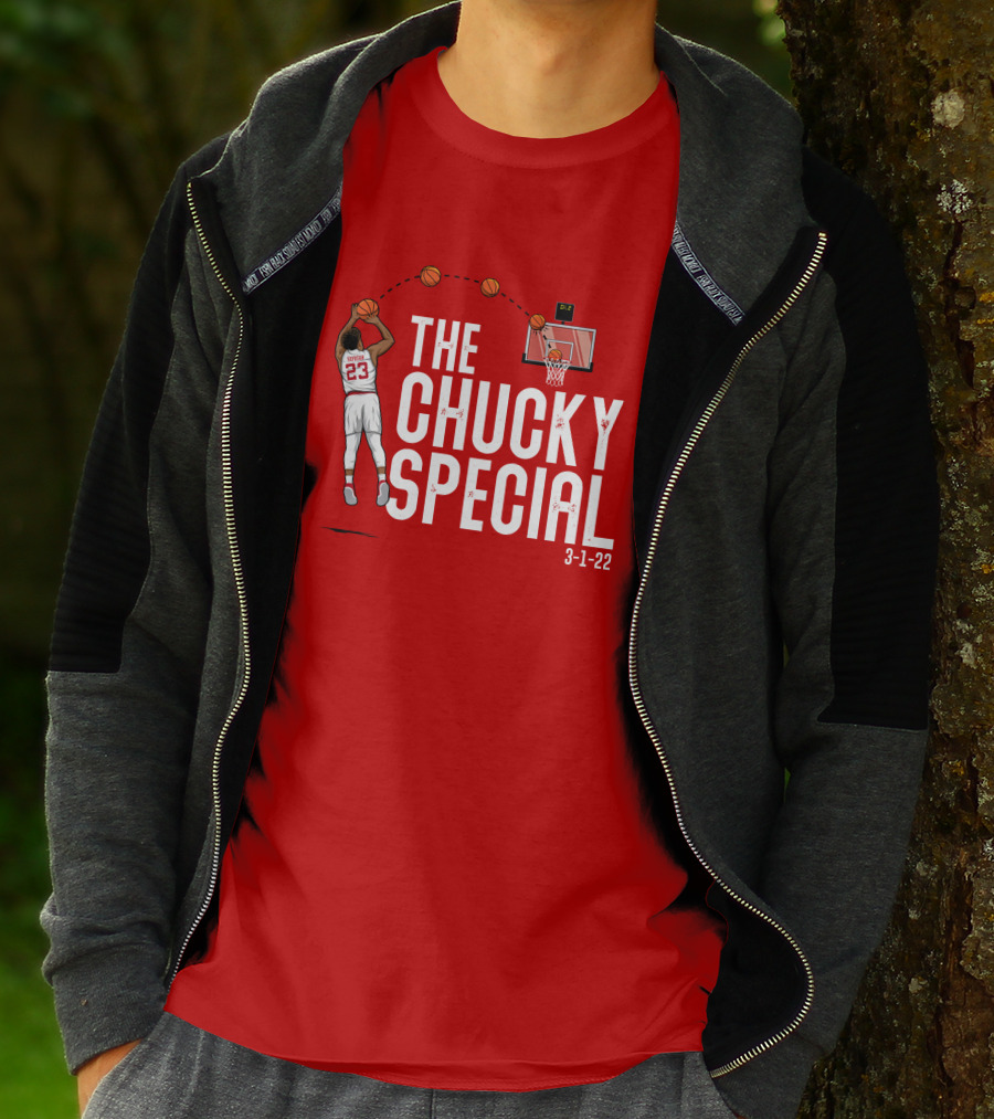 Chucky Hepburn The Chucky Special Basketball Shot 3-1-22 The Players Trunk Merch T-Shirt