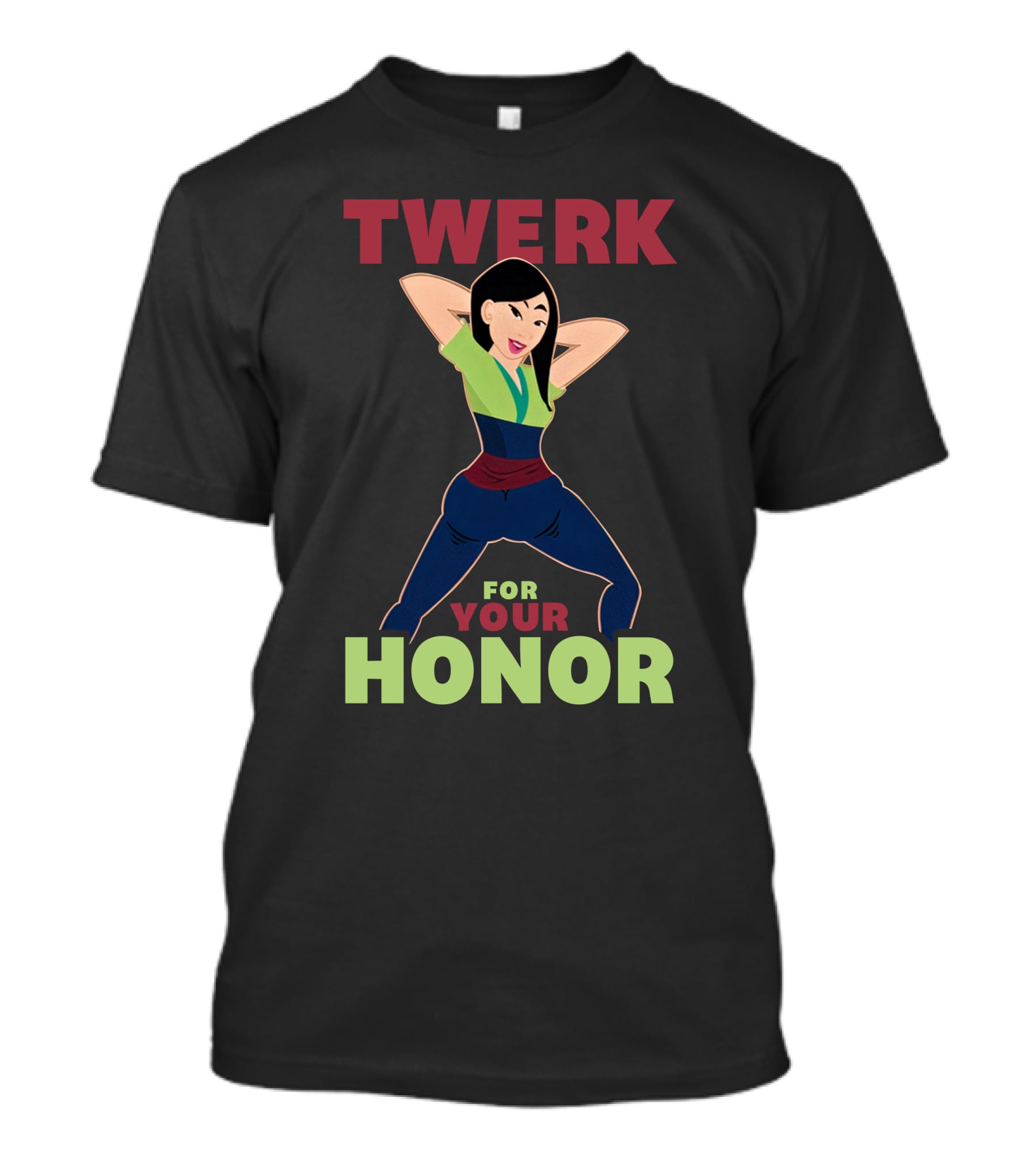 Lookhuman Merch Twerk For Your Honor Libs Of Tik Tok Mulan T-Shirt