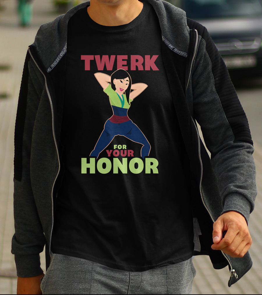 Lookhuman Merch Twerk For Your Honor Libs Of Tik Tok Mulan T-Shirt