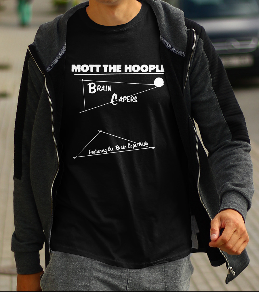 Mott The Hoople Brain Capers Featuring The Brain Caper Kids T-Shirt