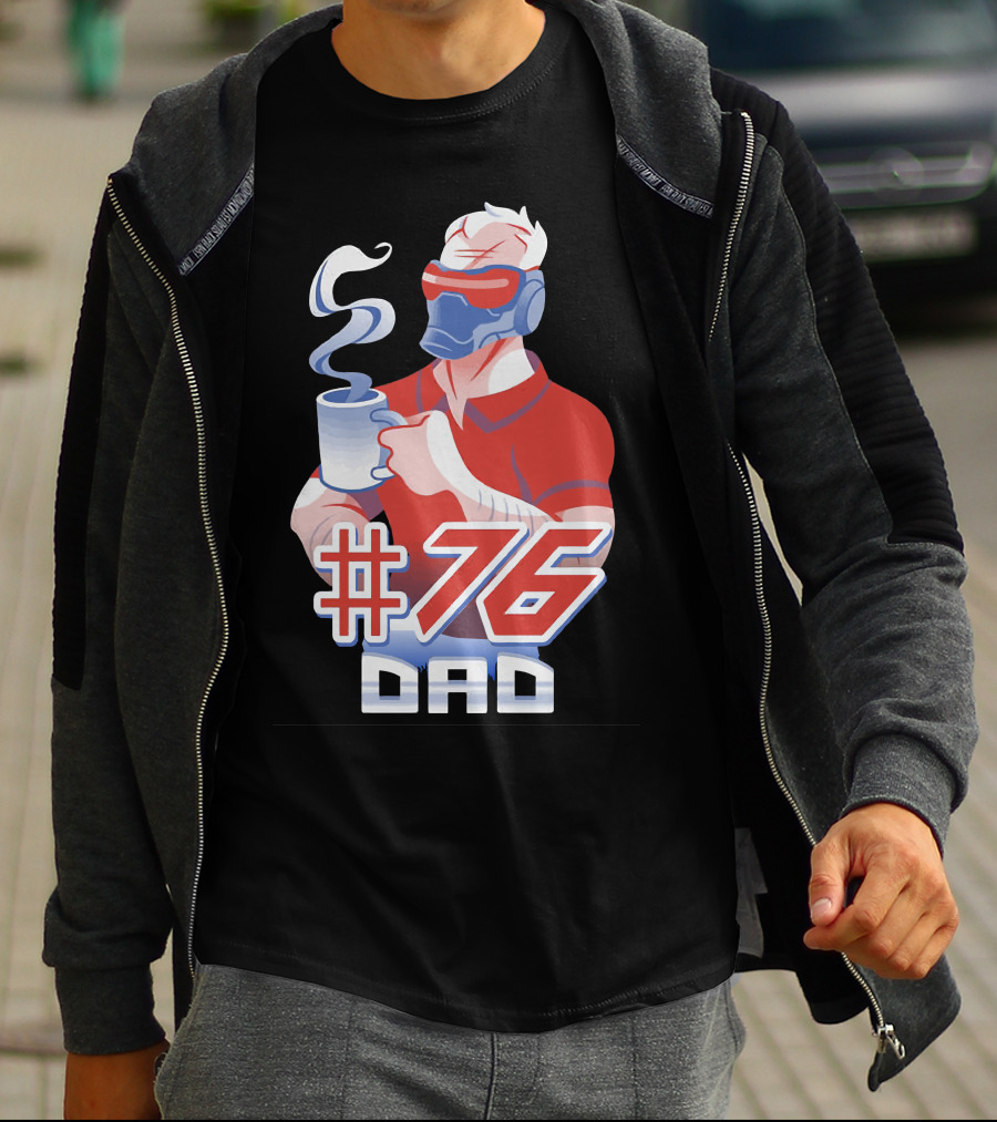 Soldier76 #76 Dad Coffee Mug Gaming T-Shirt