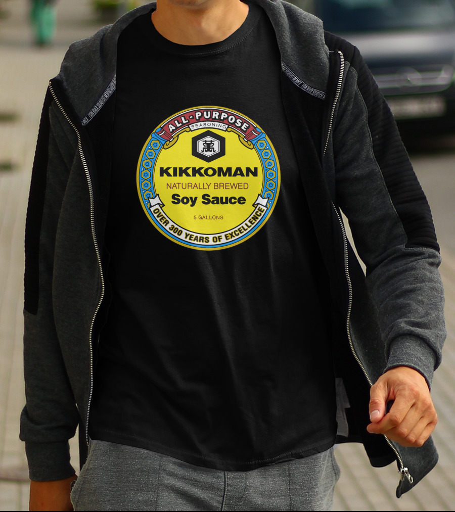 All Purpose Kikkoman Naturally Brewed Soy Sauce Over 300 Years Of Excellence T-Shirt