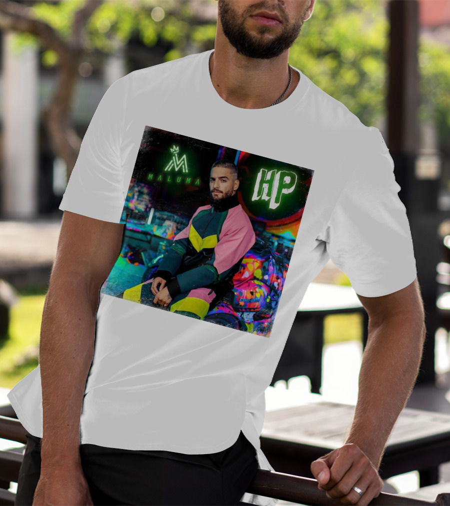 HP Maluma Neon Style Bright Colors T-Shirt
