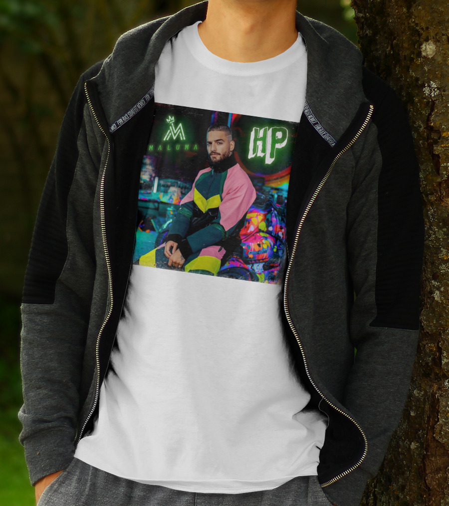 HP Maluma Neon Style Bright Colors T-Shirt