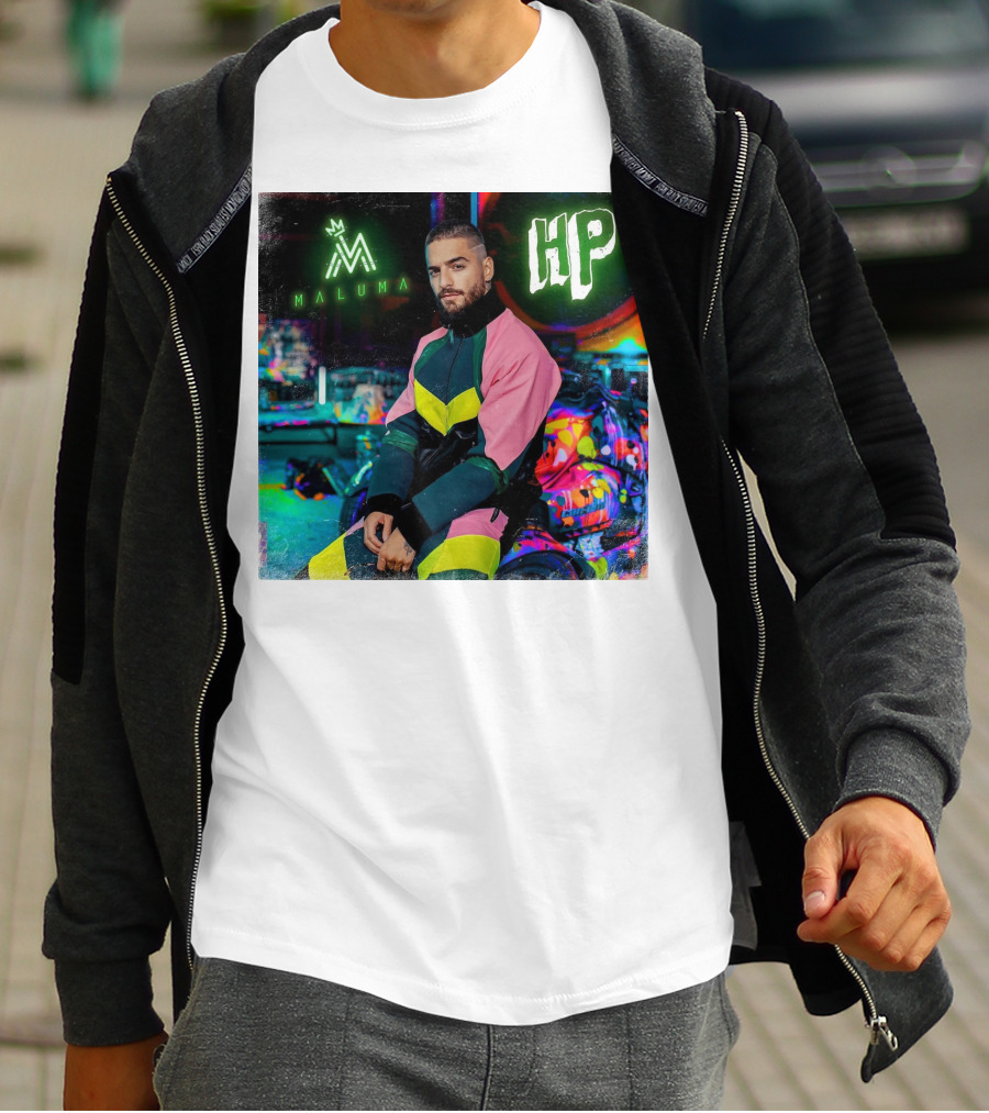 HP Maluma Neon Style Bright Colors T-Shirt