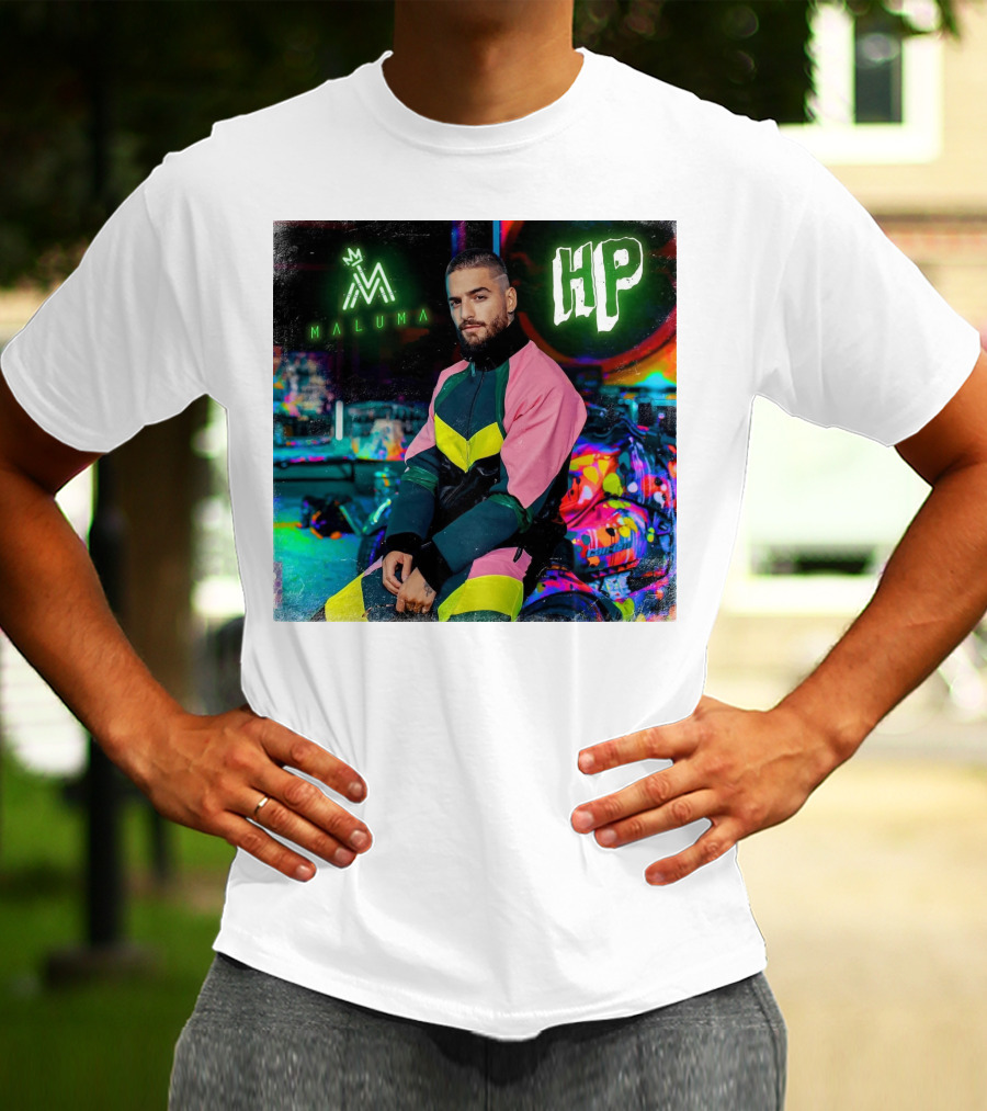 HP Maluma Neon Style Bright Colors T-Shirt