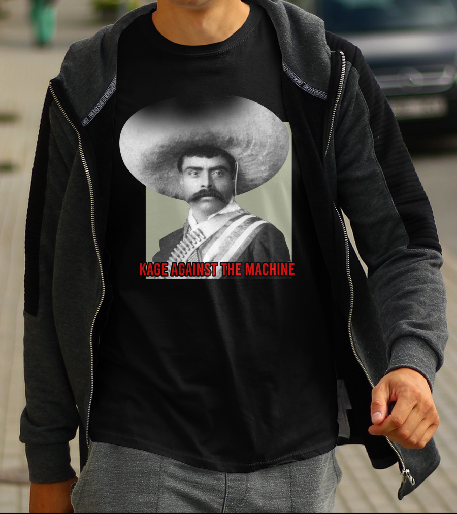 Kage Against The Machine Emiliano Zapata Giant Concert T-Shirt