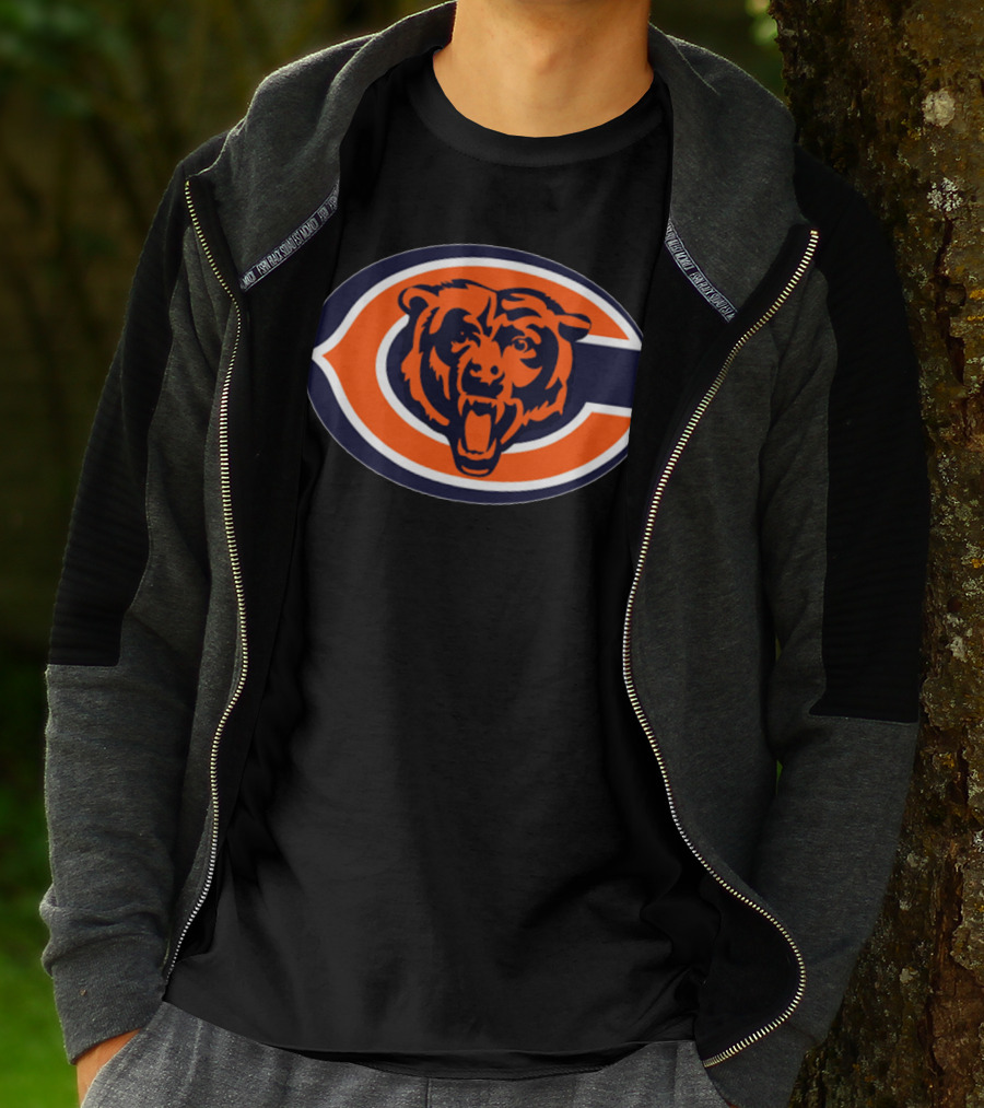 Chicago Bears Football Team Iconic Logo Bear Head T-Shirt
