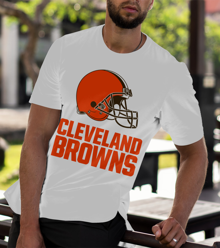 Cleveland Browns Football Team Helmet T-Shirt