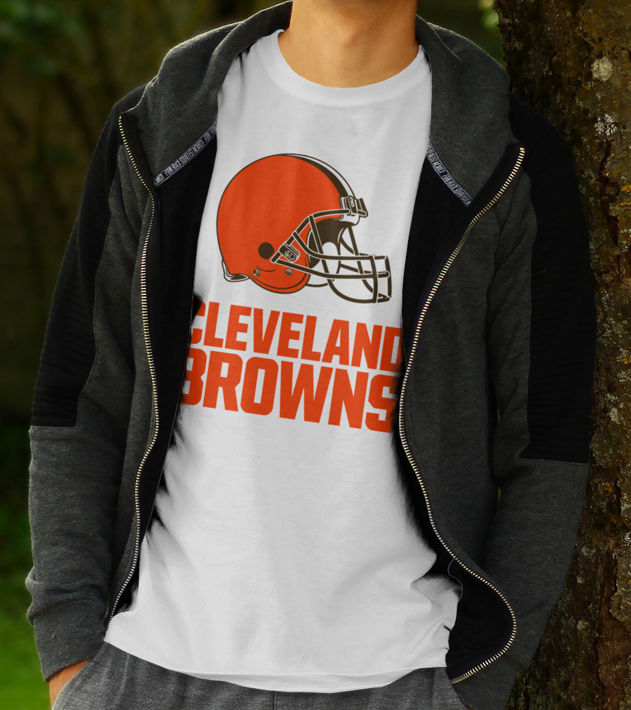 Cleveland Browns Football Team Helmet T-Shirt