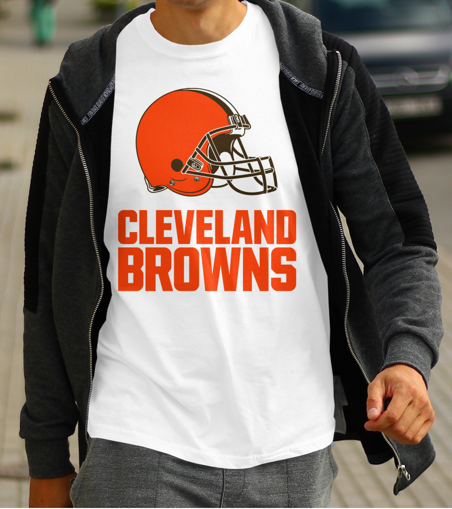 Cleveland Browns Football Team Helmet T-Shirt