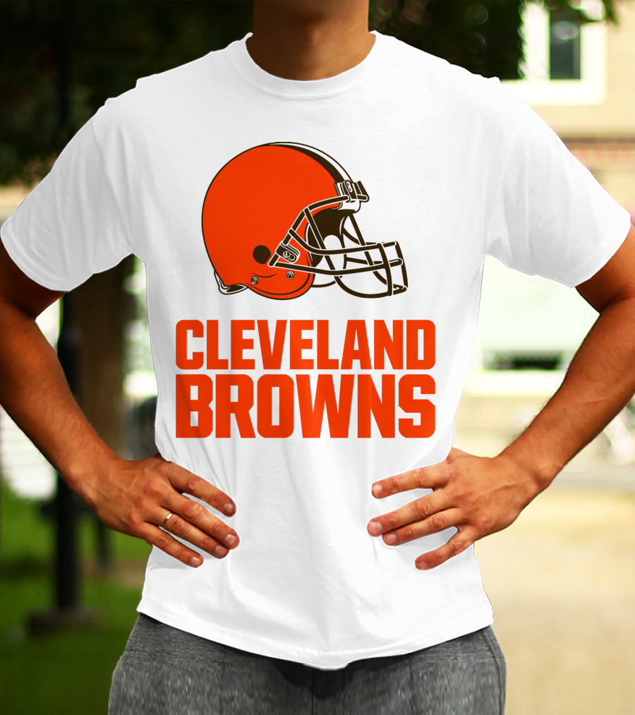Cleveland Browns Football Team Helmet T-Shirt