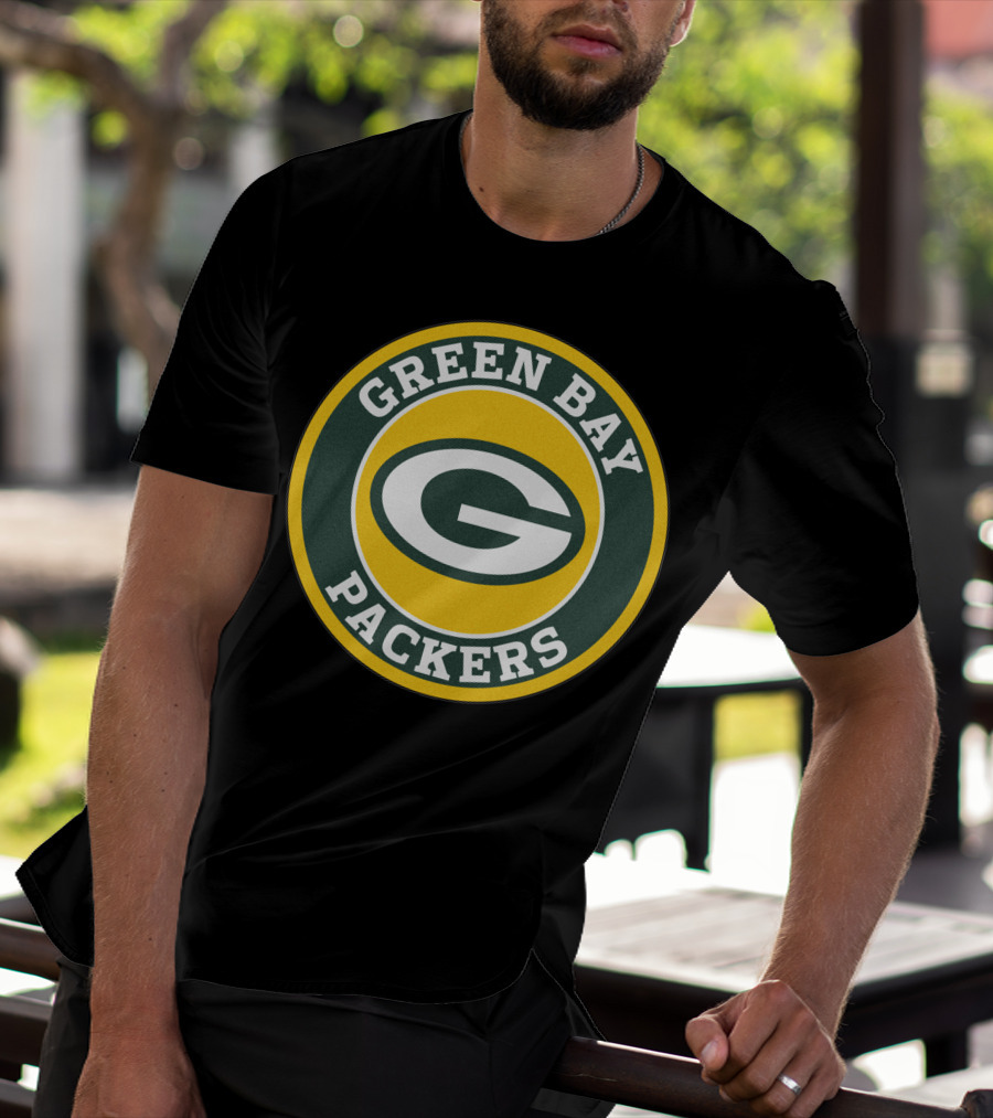 Green Bay Packers Football Team Circle T-Shirt