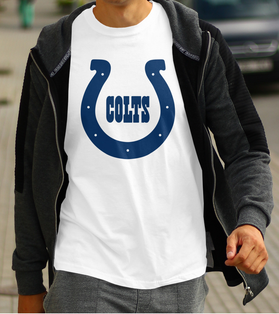 Indianapolis Colts Colts Horseshoe Logo Football Team T-Shirt