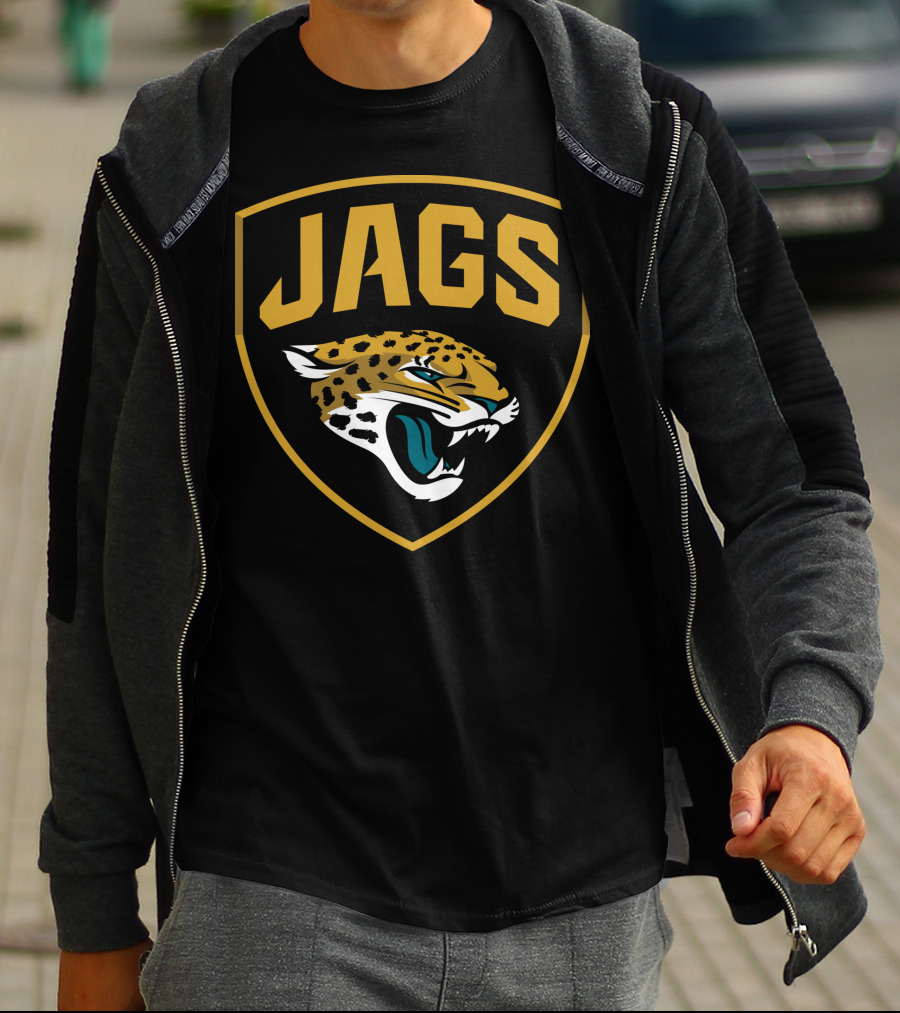Jags Jacksonville Jaguars Logo Football Team T-Shirt
