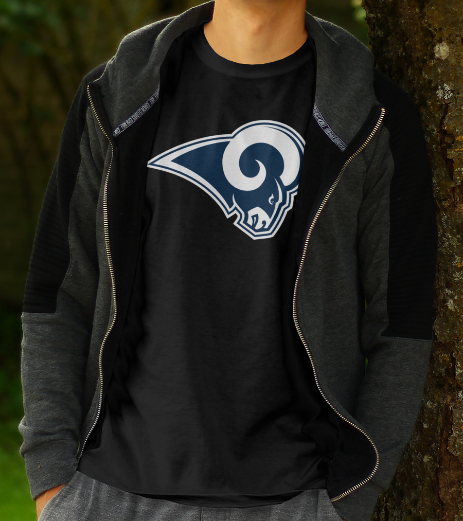 Los Angeles Rams Football Team Logo Sports T-Shirt
