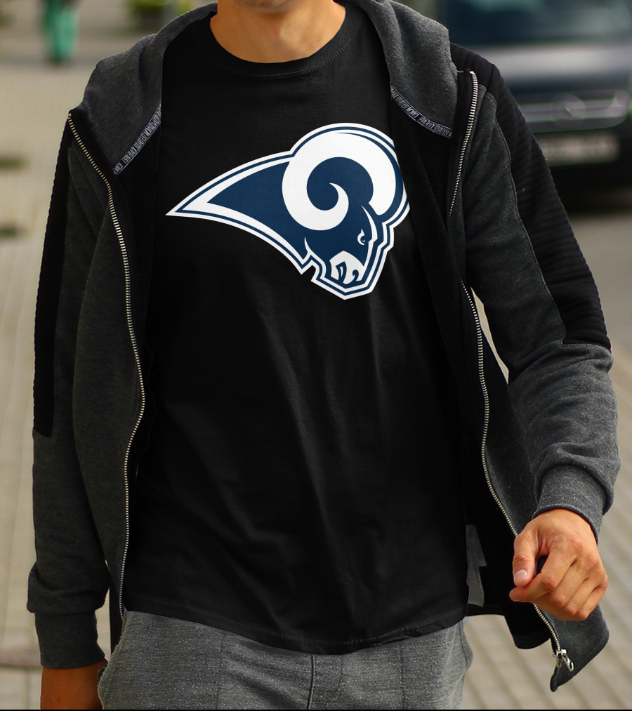 Los Angeles Rams Football Team Logo Sports T-Shirt