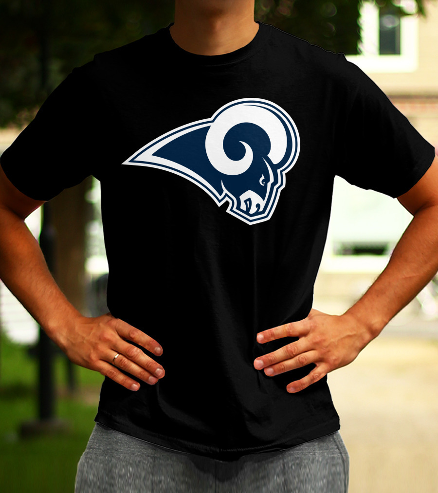 Los Angeles Rams Football Team Logo Sports T-Shirt