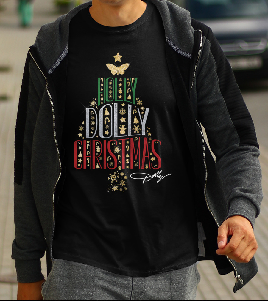 Holly Dolly Christmas Dolly Parton T-Shirt