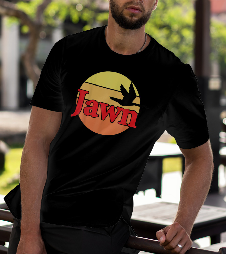 Wawa Jawn Sunset Silhouette Bird T-Shirt