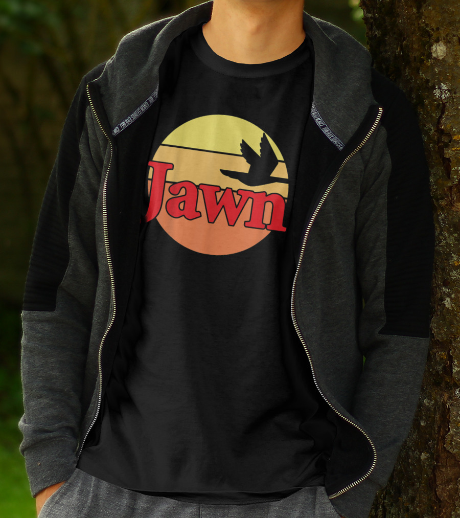 Wawa Jawn Sunset Silhouette Bird T-Shirt