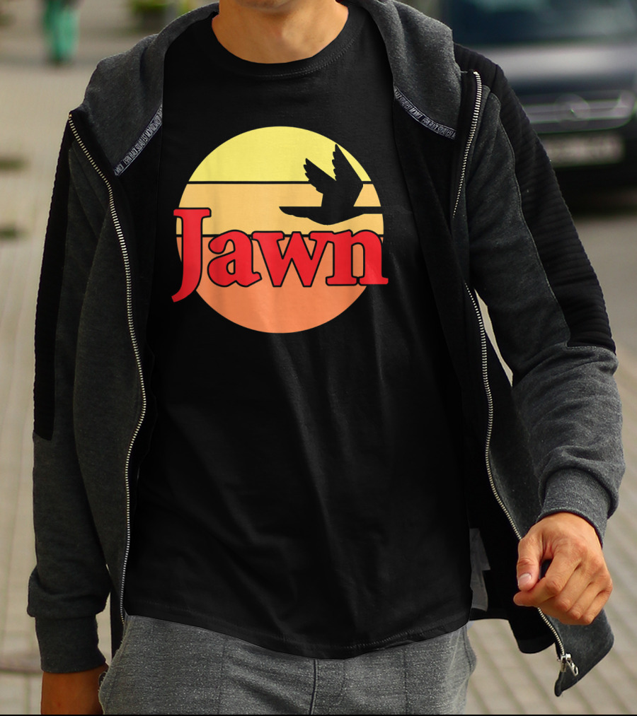 Wawa Jawn Sunset Silhouette Bird T-Shirt
