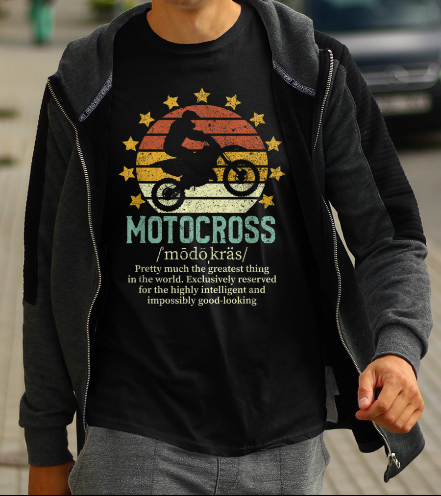 Motocross Pretty Much The Greatest Thing In The World Vintage Dirtbike Rider T-Shirt