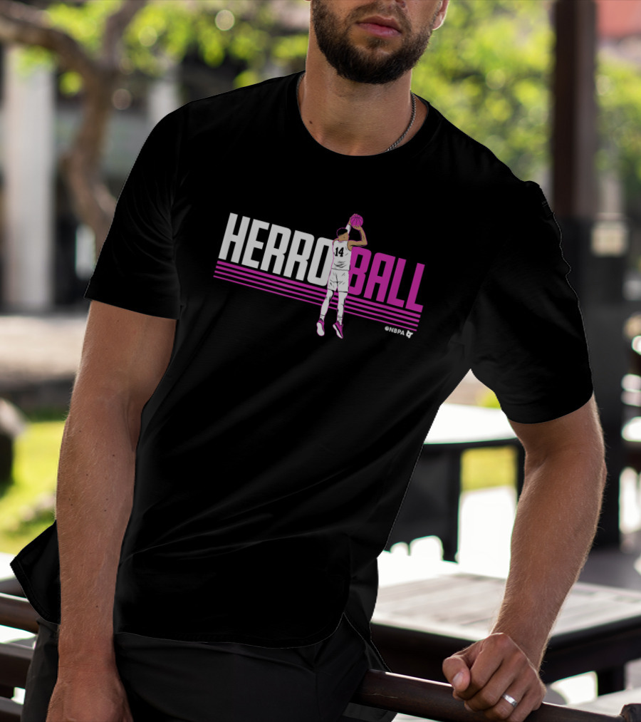HERRO BALL Officially Licensed Tyler Herro NBPA T-Shirt
