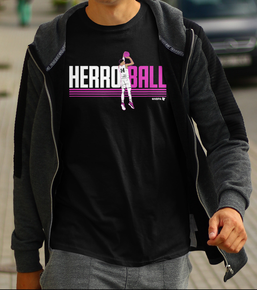 HERRO BALL Officially Licensed Tyler Herro NBPA T-Shirt