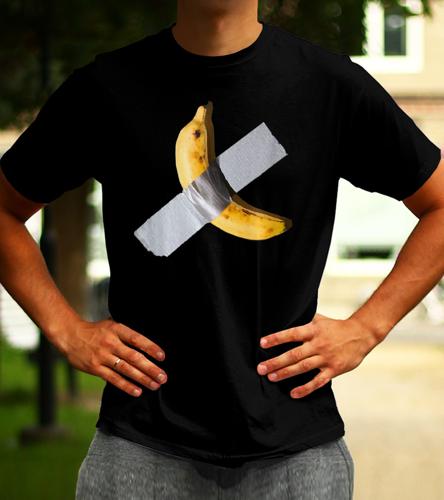 The Banana Duct Tape Crossover Joke T-Shirt