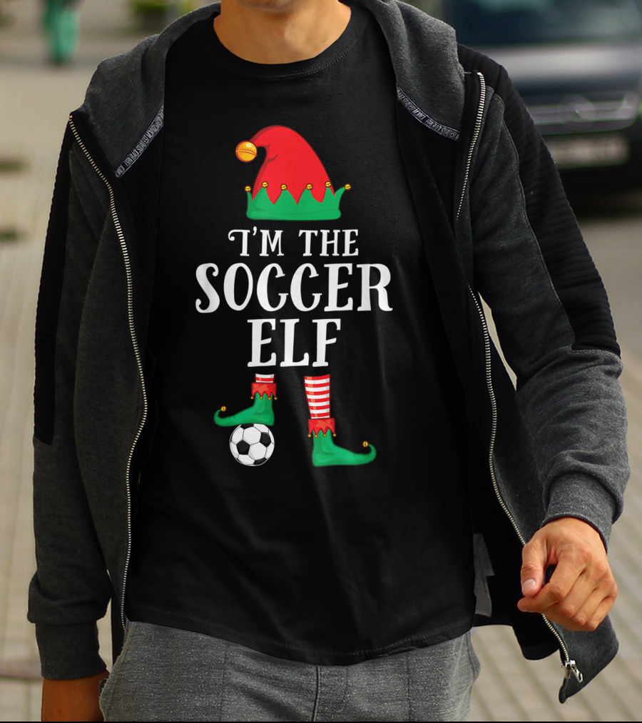 I'm The Soccer Elf Christmas Sport Festive Football T-Shirt
