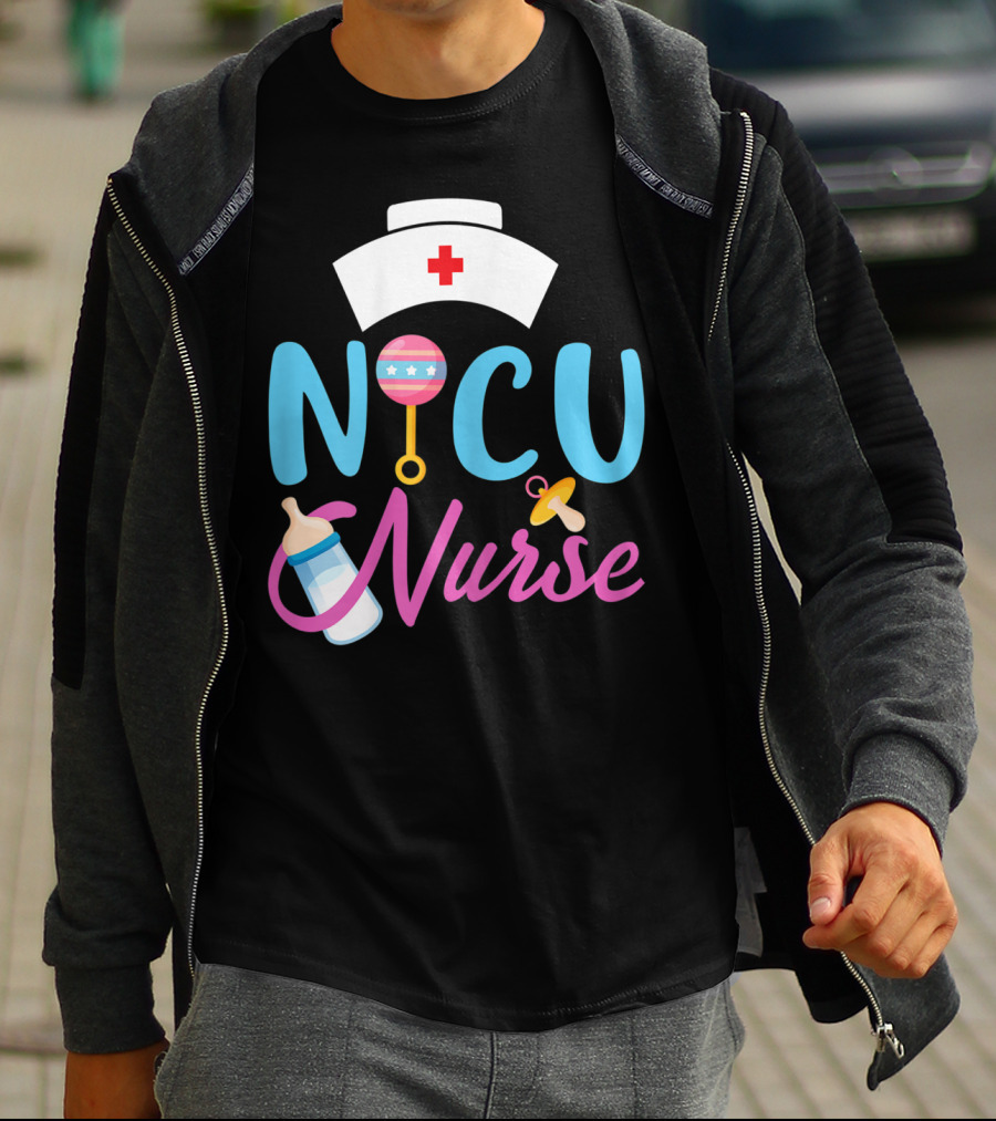 NICU Nurse Newborn Baby Care Essentials T-Shirt