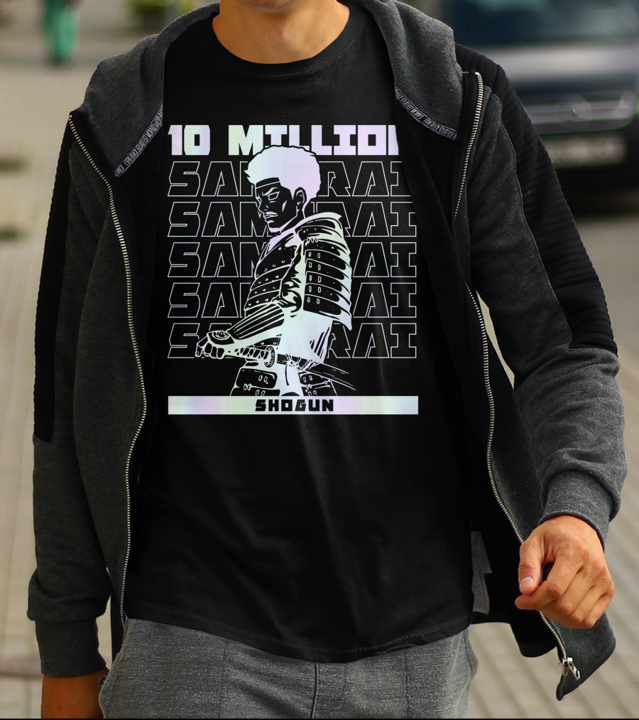 10 Million Samurai Shogun Coryxkenshin Merch Foil T-Shirt
