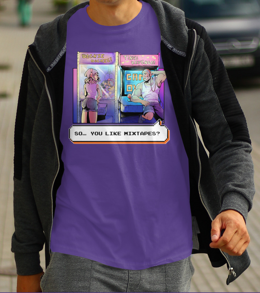 Dachie Dachie Tini's Revenge So You Like Mixtapes Arcade T-Shirt