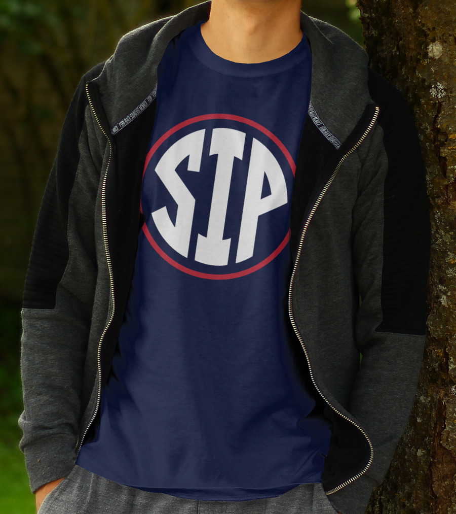 Ole Miss SIP Circle SEC-Inspired T-Shirt
