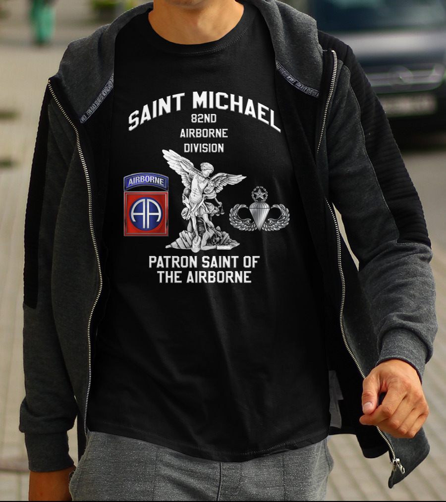 Saint Michael 82Nd Airborne Division Patron Saint Of The Airborne T-Shirt