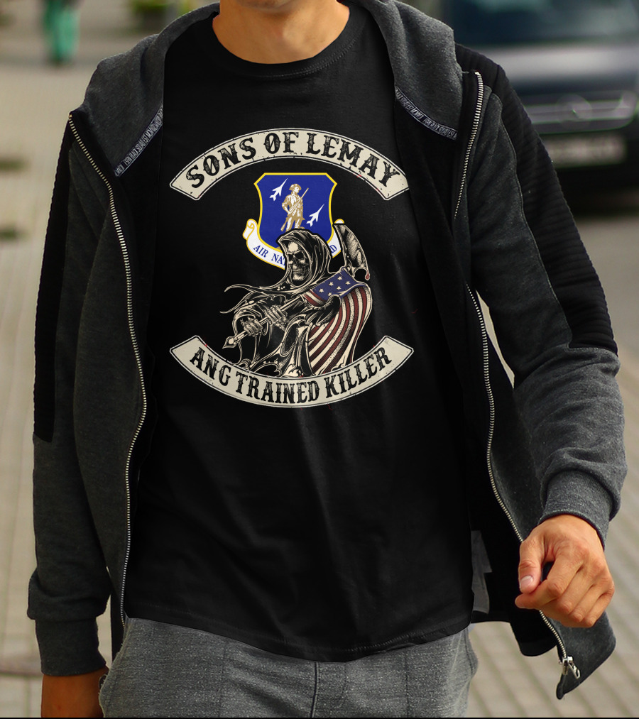 Sons Of Lemay Ang Trained Killer Air National Guard T-Shirt