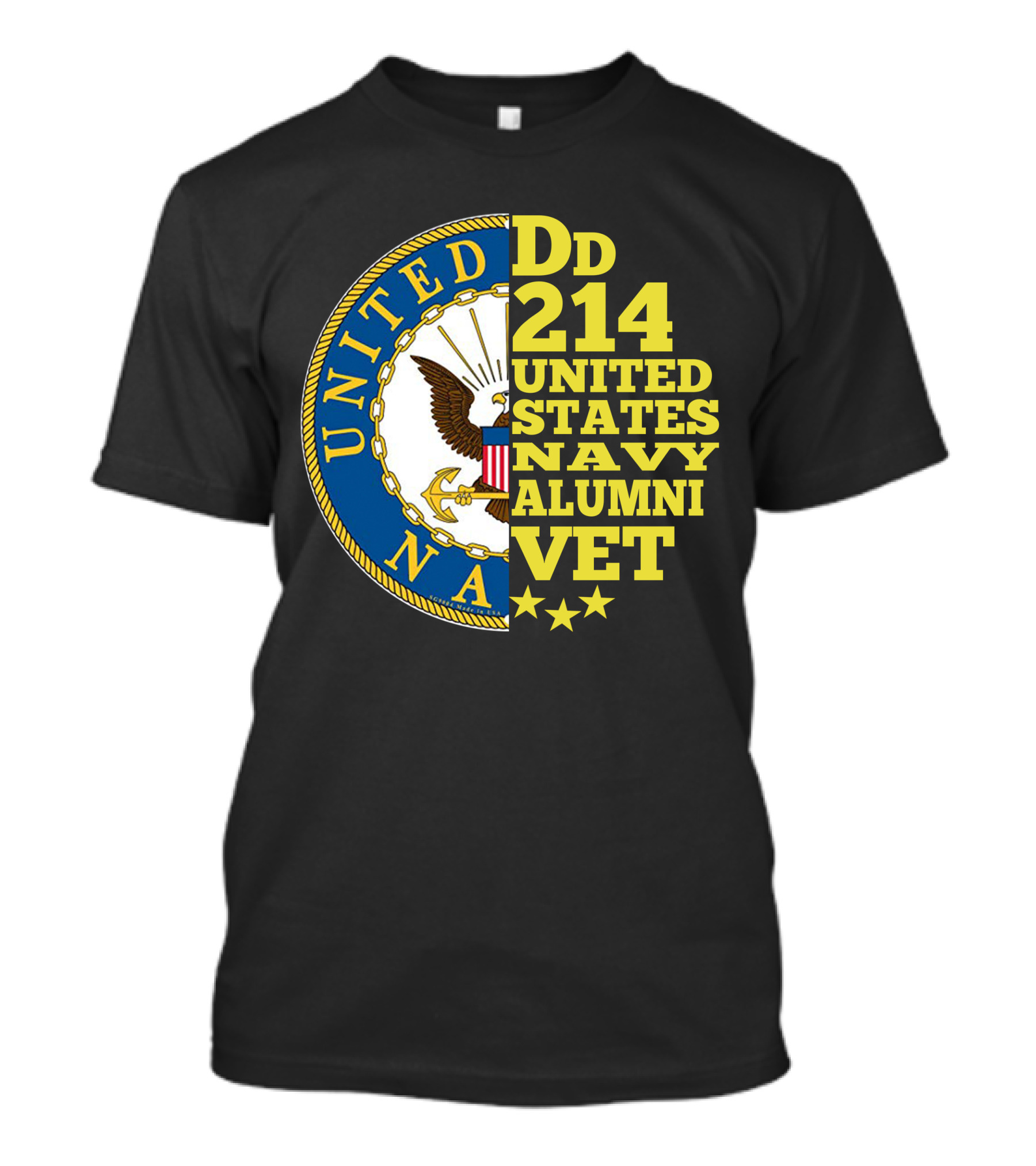Dd 214 United States Navy Alumni Vet T-Shirt
