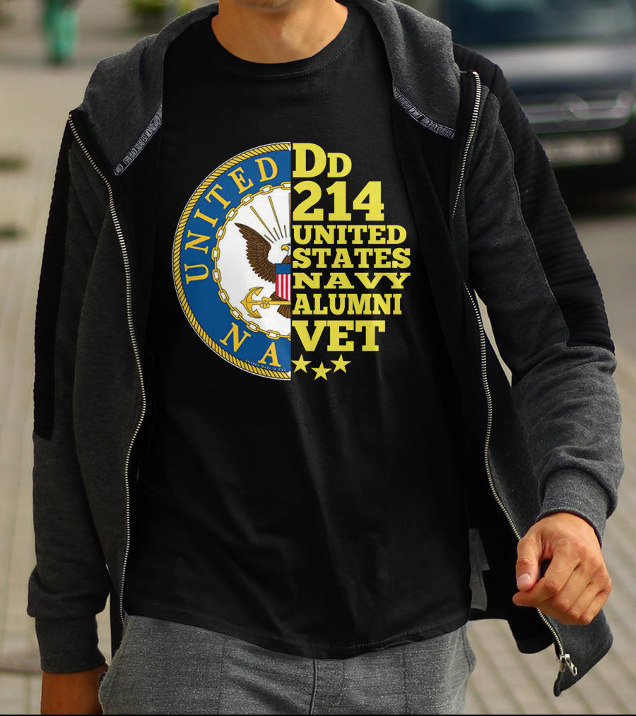 Dd 214 United States Navy Alumni Vet T-Shirt