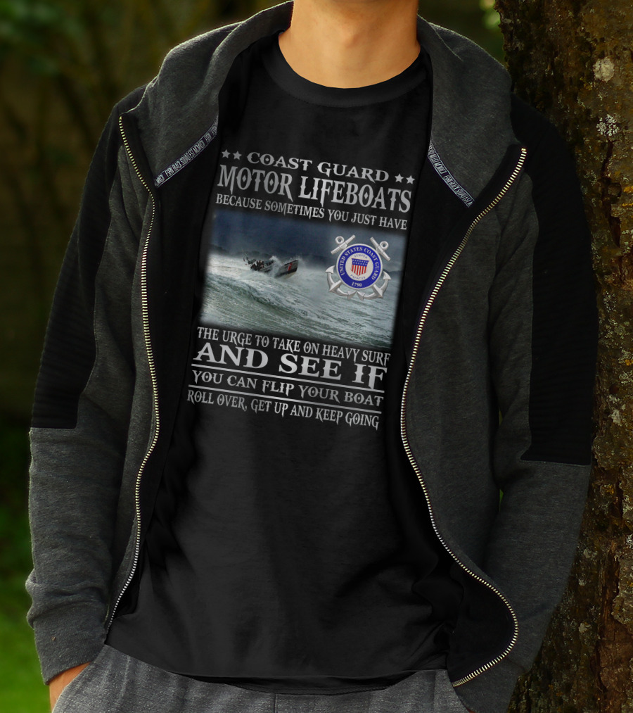 Coast Guard Motor Lifeboats Heavy Surf Challenge 1790 United States Coast Guard T-Shirt