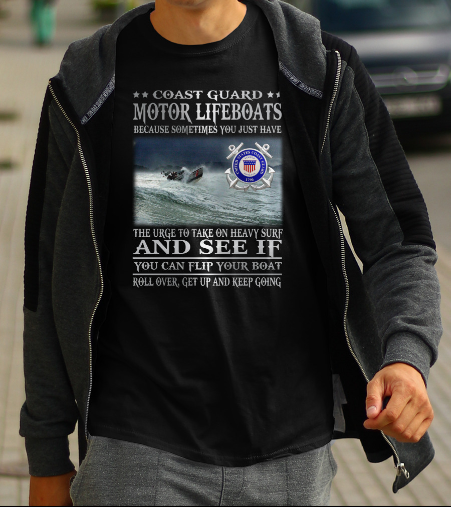 Coast Guard Motor Lifeboats Heavy Surf Challenge 1790 United States Coast Guard T-Shirt