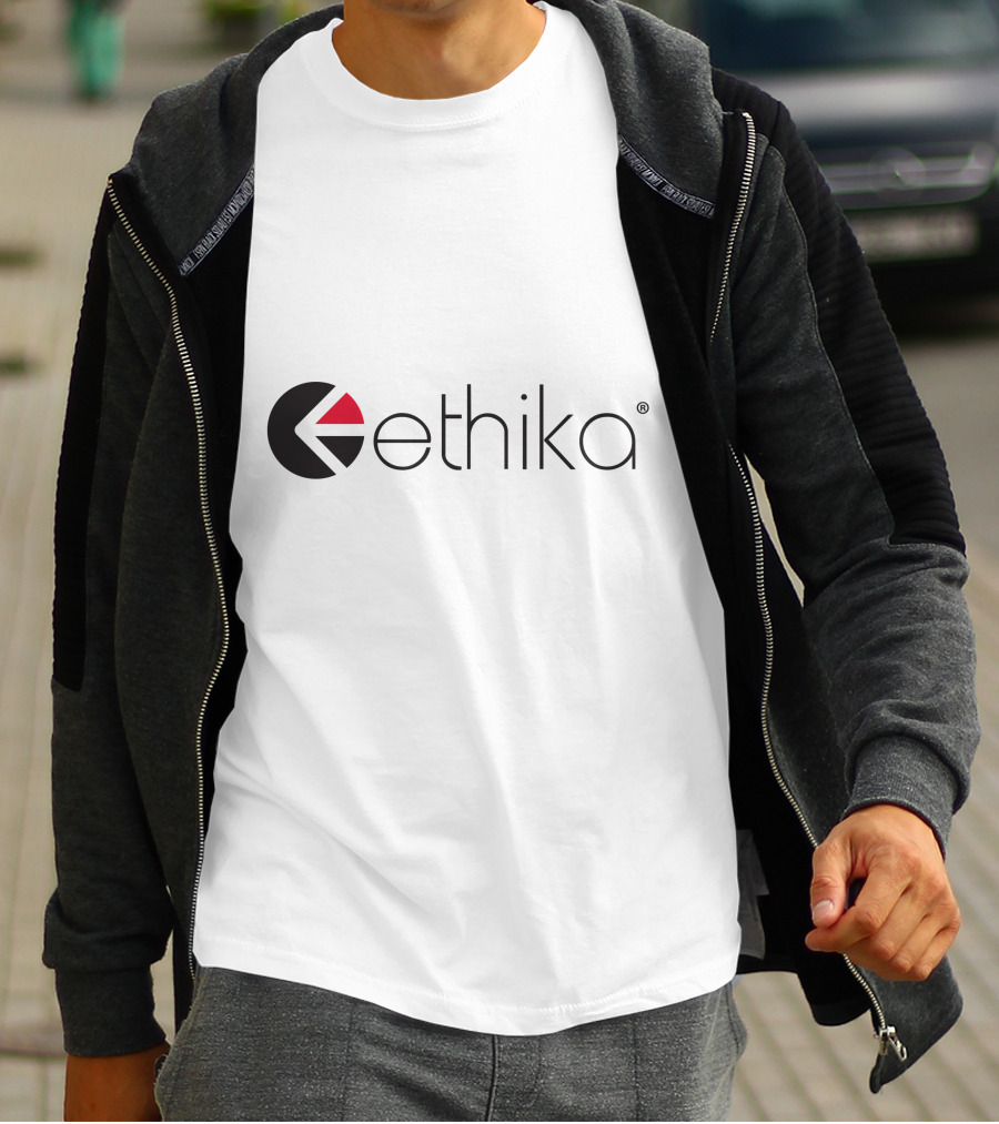 Ethika Logo Black And Red Brand Merchandise T-Shirt