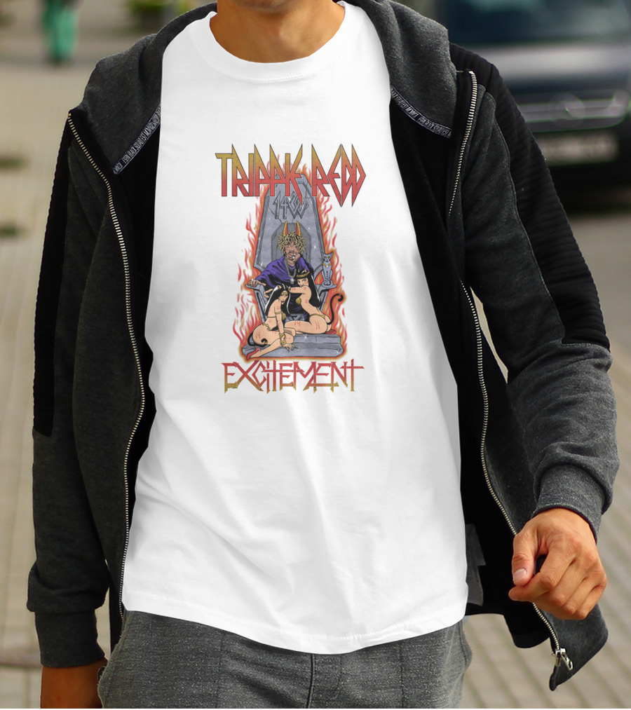 Trippie Redd 1400 Excitement Throne And Flames T-Shirt
