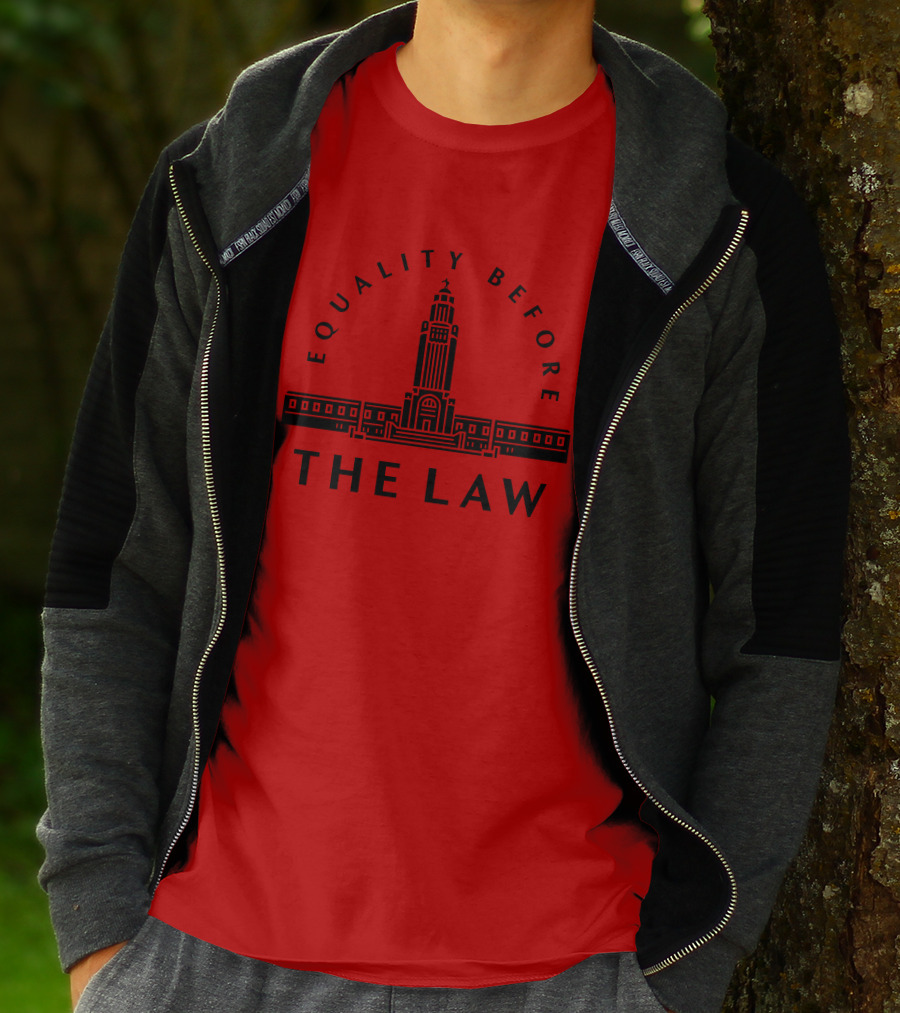 EQUALITY BEFORE THE LAW Capitol Building Emblem T-Shirt