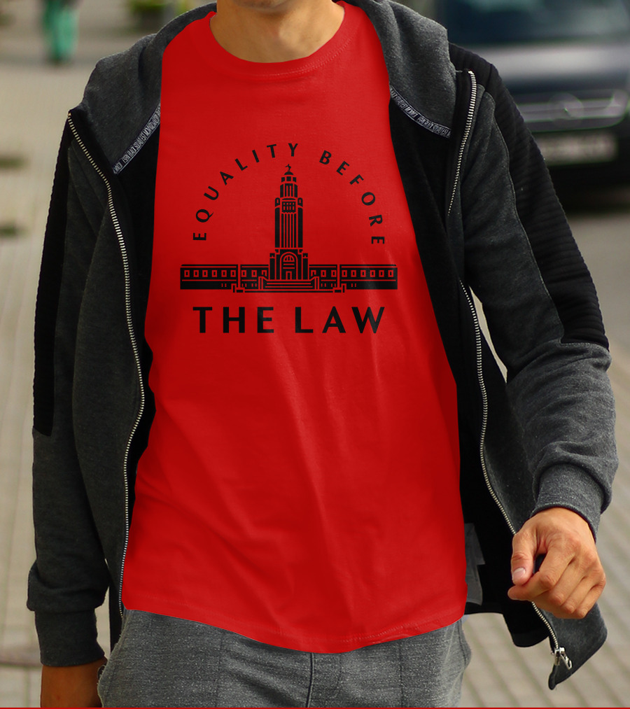 EQUALITY BEFORE THE LAW Capitol Building Emblem T-Shirt