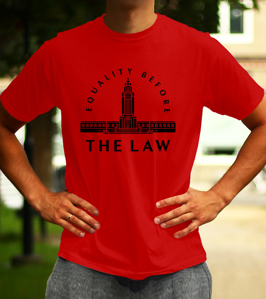 EQUALITY BEFORE THE LAW Capitol Building Emblem T-Shirt