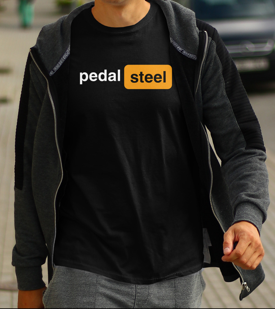 Pedal Steel Hippies And Cowboys Merch Pedal Steel T-Shirt